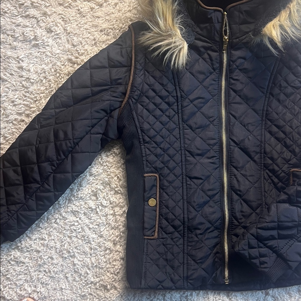 GIRLS COAT BY CUTIES FASHION BLACK NWT SIZED AS 10 **SEE DESCRIPTION** - Picture 4 of 12